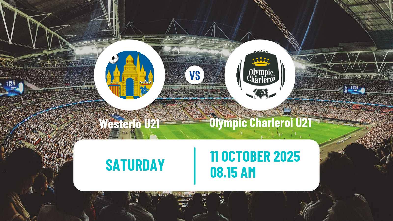 Football Belgian Pro League U21 Westerlo U21 - Olympic Charleroi U21