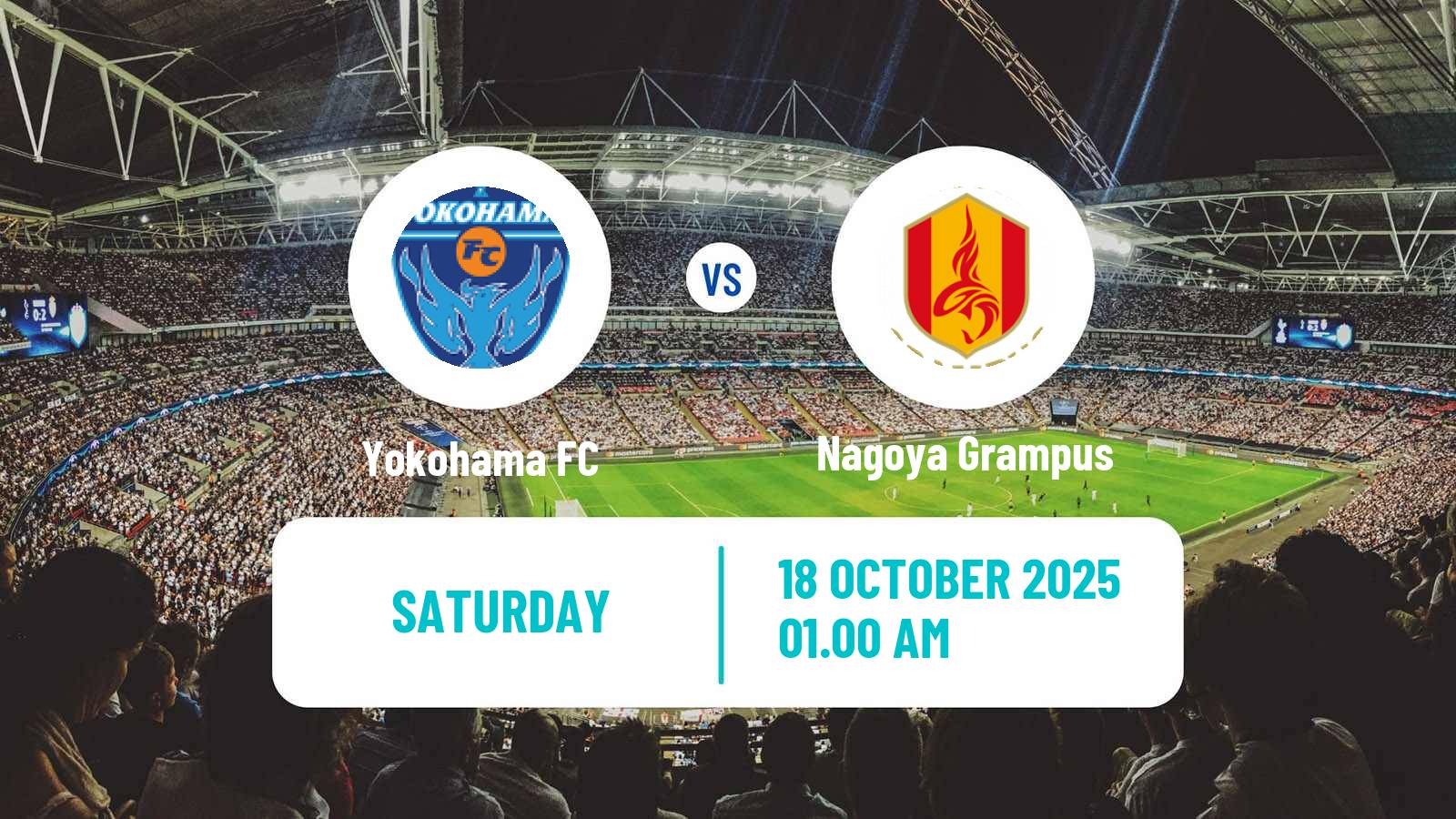 Football Japan J1 League Yokohama FC - Nagoya Grampus