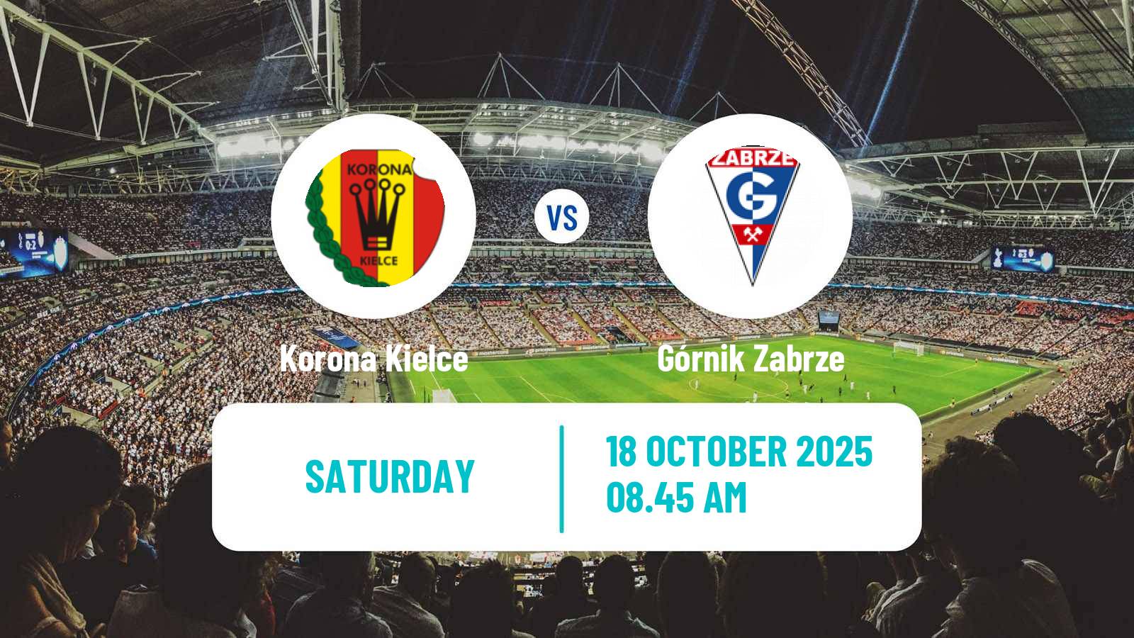 Football Polish Ekstraklasa Korona Kielce - Górnik Zabrze