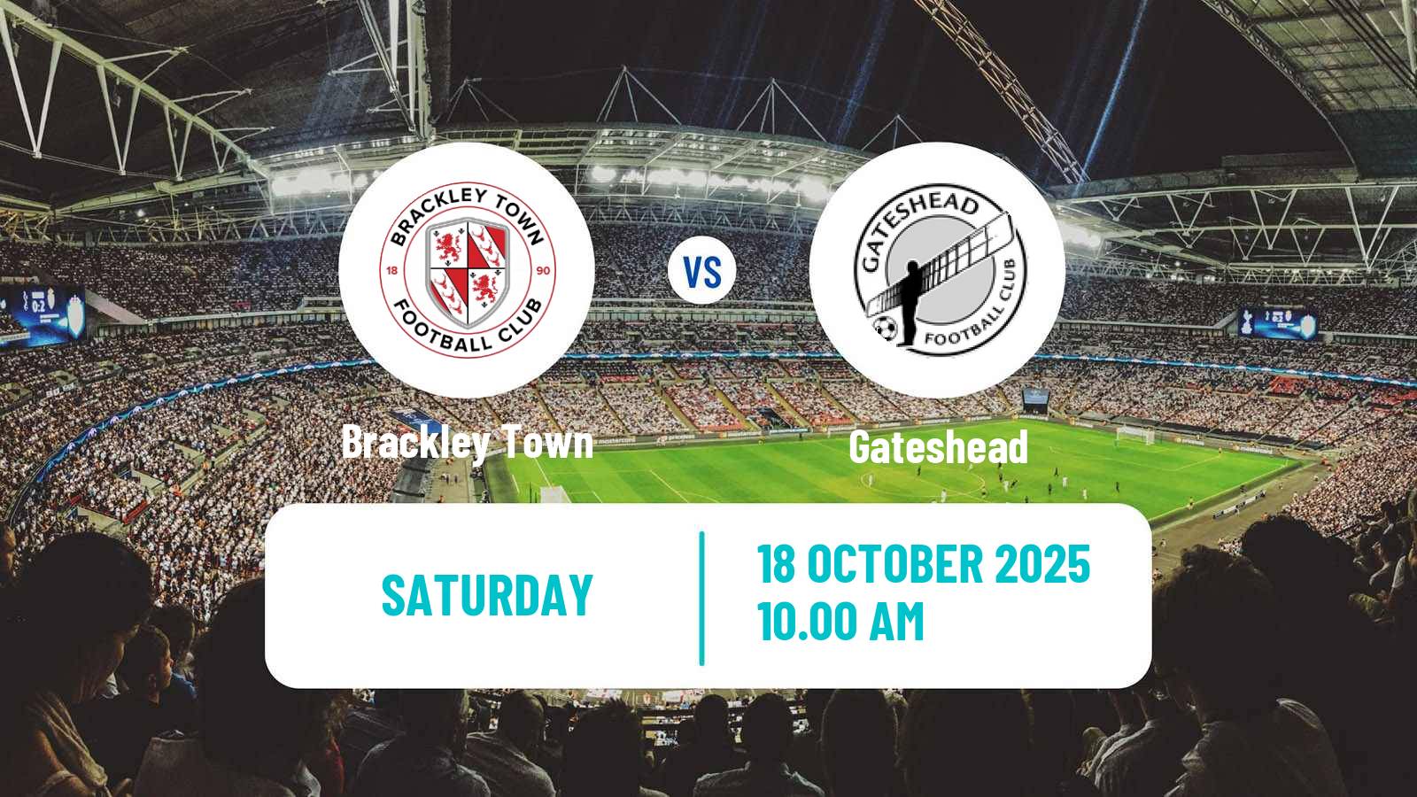 Football English National League Brackley Town - Gateshead