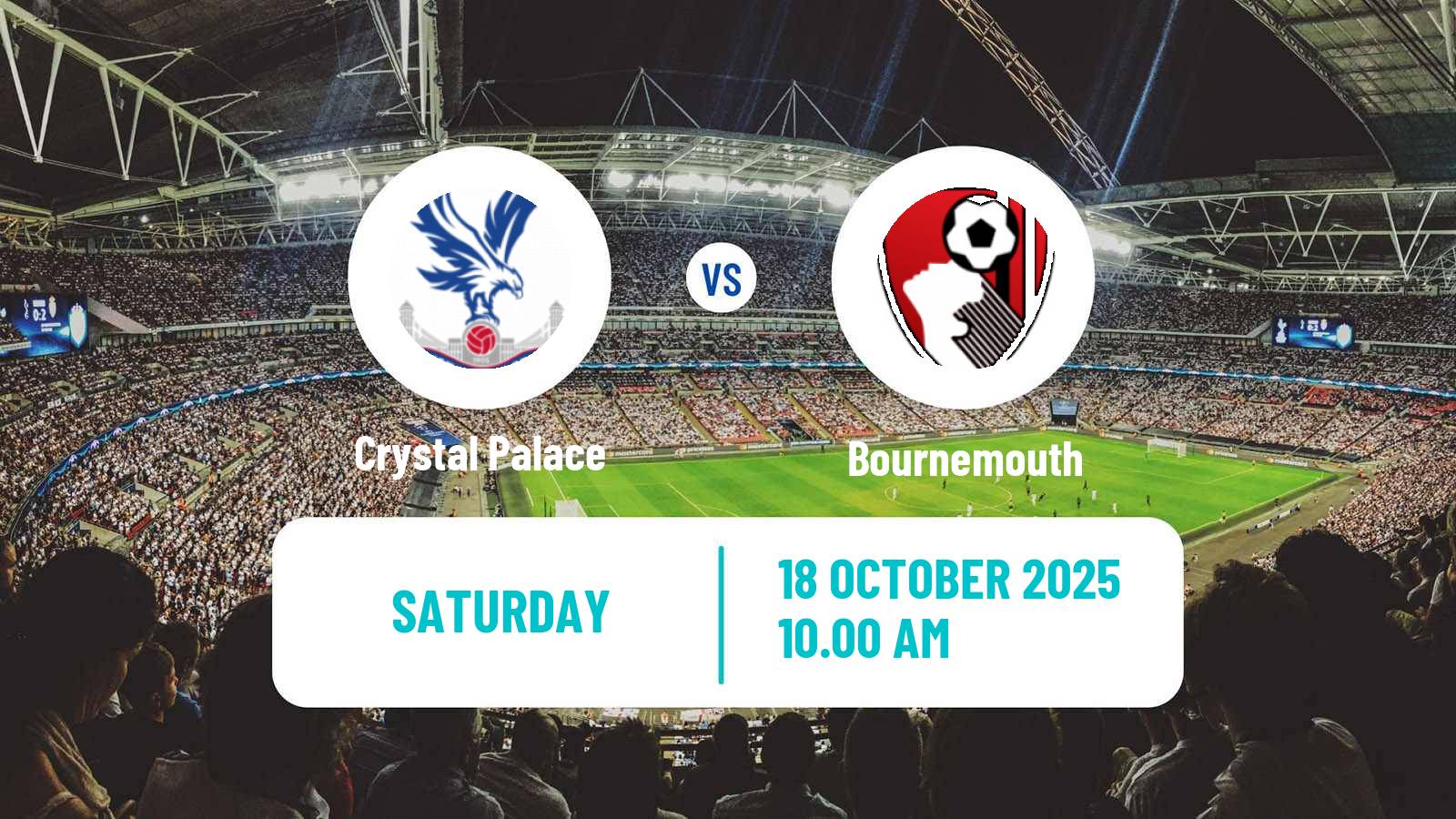Football English Premier League Crystal Palace - Bournemouth