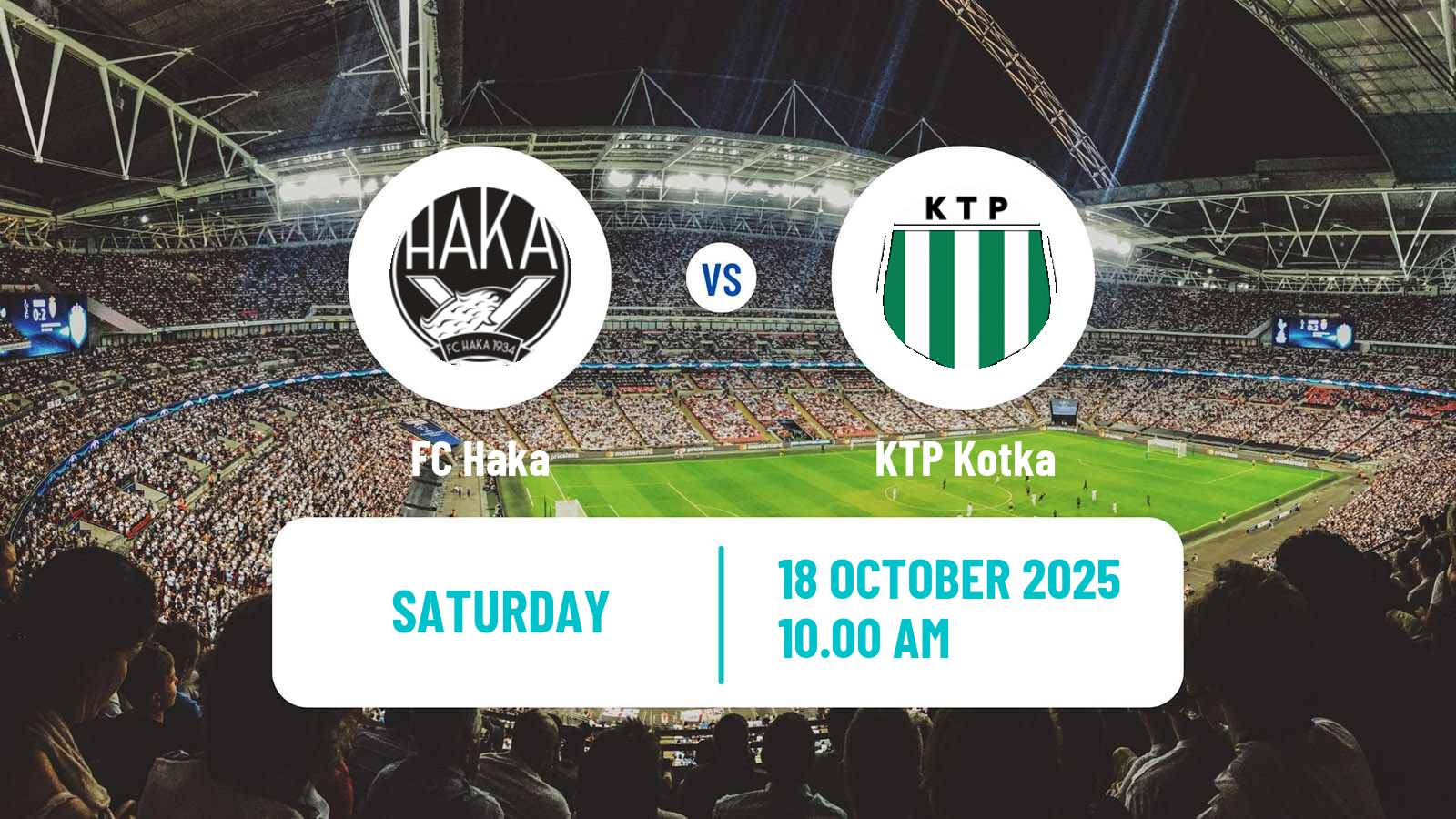 Football Finnish Veikkausliiga Haka - KTP Kotka