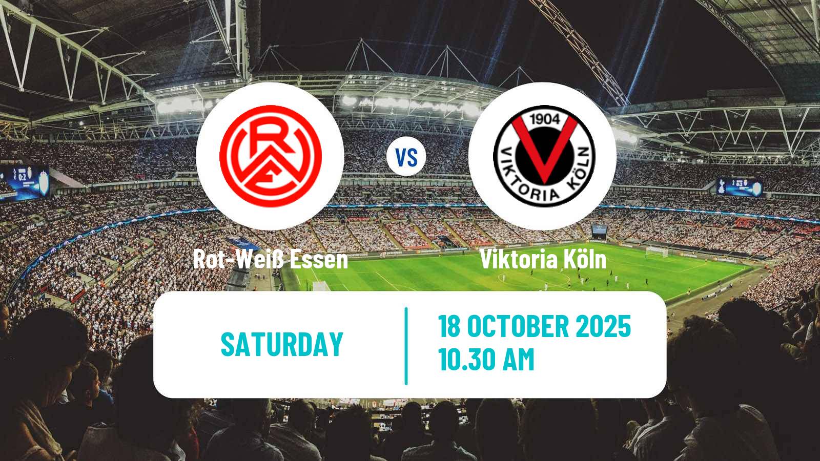 Football German 3 Bundesliga Rot-Weiß Essen - Viktoria Köln