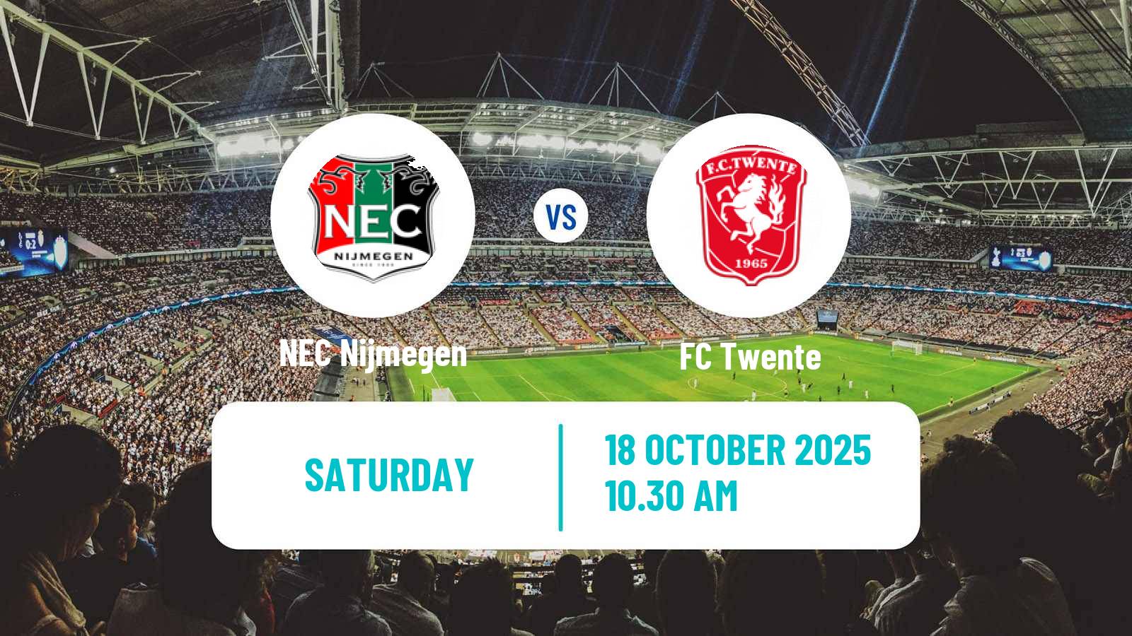 Football Dutch Eredivisie NEC Nijmegen - Twente