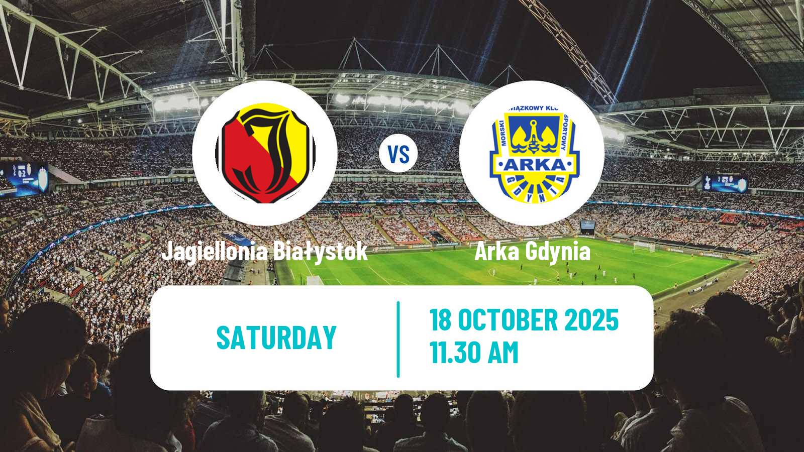 Football Polish Ekstraklasa Jagiellonia Białystok - Arka Gdynia