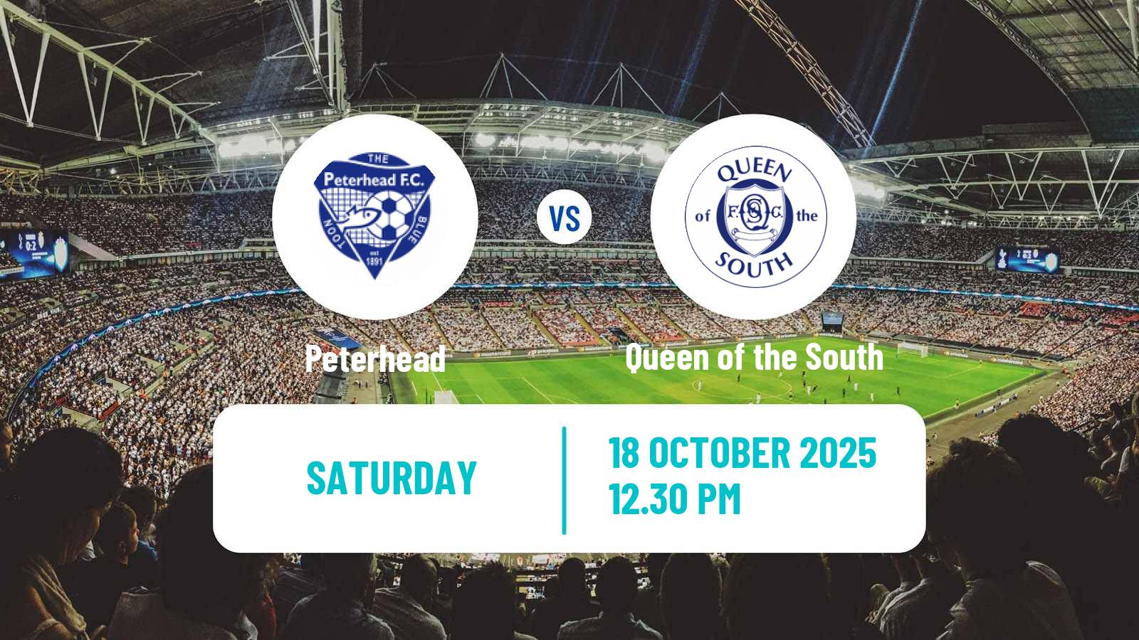Football Scottish League One Peterhead - Queen of the South