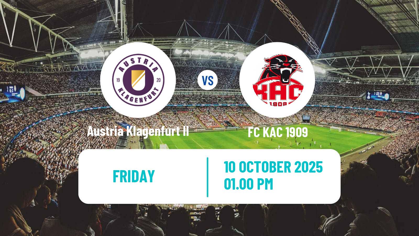 Football Austrian Landesliga Karnten Austria Klagenfurt II - KAC 1909