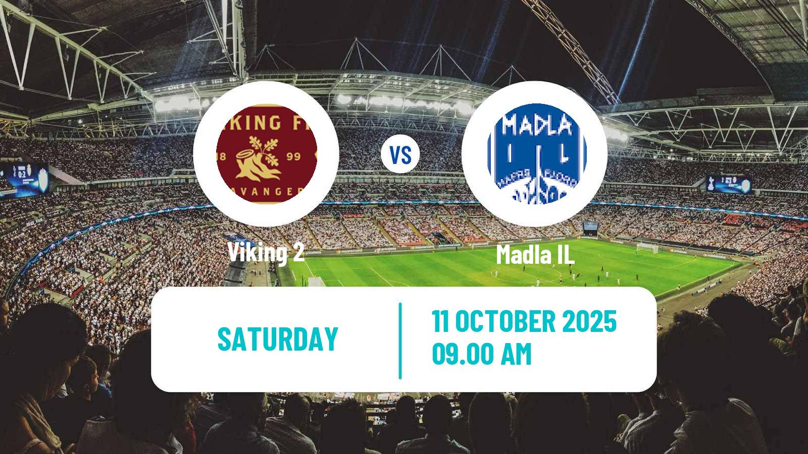 Football Norwegian Division 3 - Group 5 Viking 2 - Madla