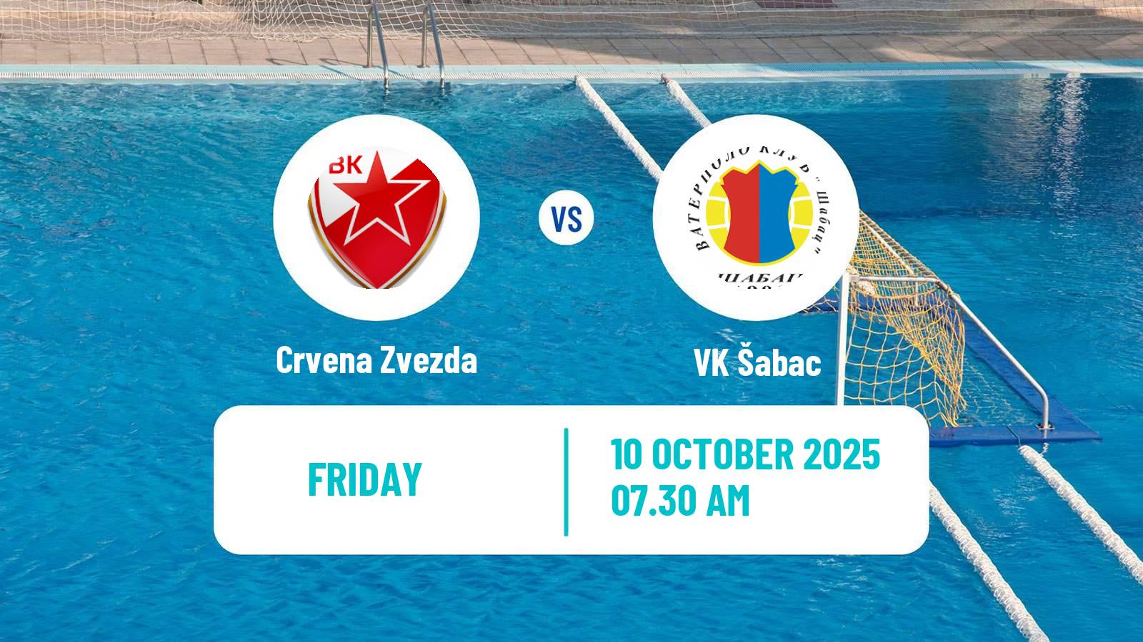 Water polo Regional League Water Polo Crvena Zvezda - Šabac