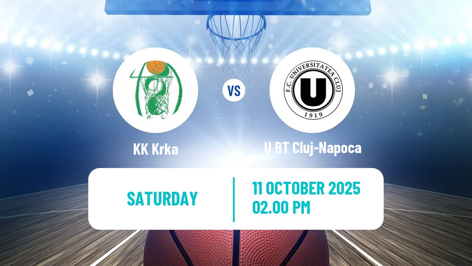 Basketball Adriatic League Krka - U BT Cluj-Napoca