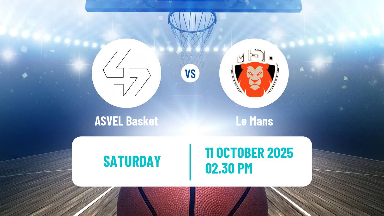 Basketball French LNB ASVEL Basket - Le Mans
