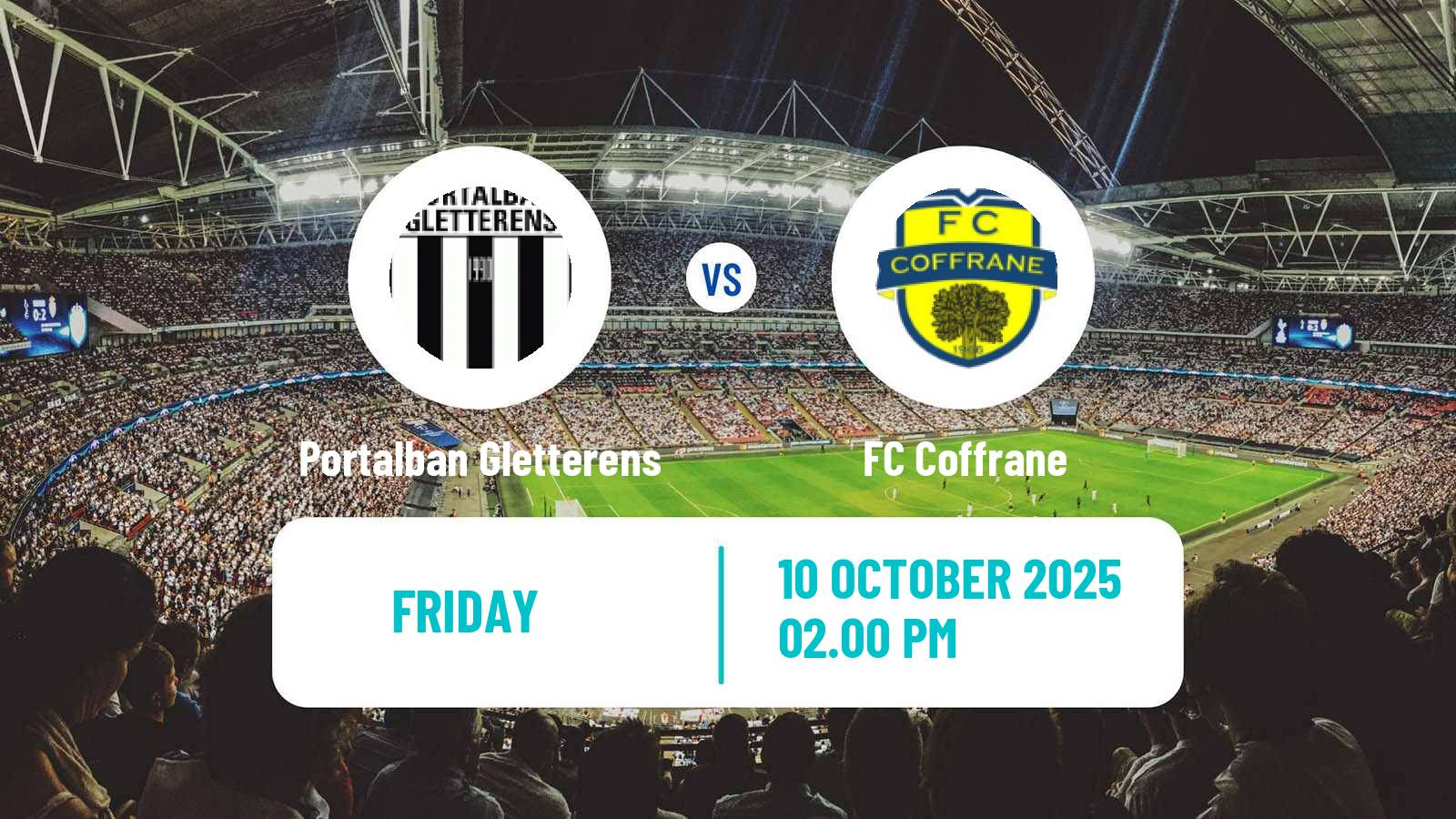 Football Swiss 1 Liga Classic Group 1 Portalban Gletterens - Coffrane