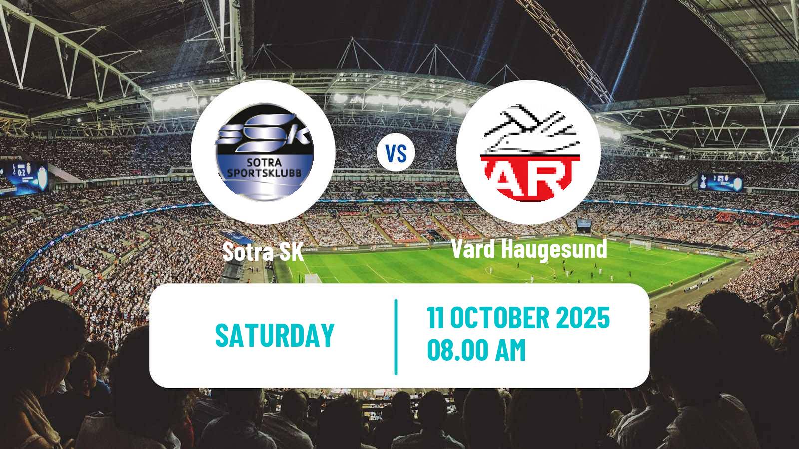 Football Norwegian Division 2 - Group 1 Sotra - Vard Haugesund