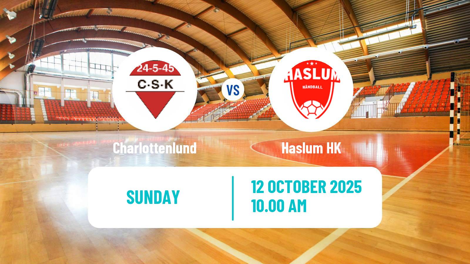 Handball Norwegian 1 Division Handball Charlottenlund - Haslum HK