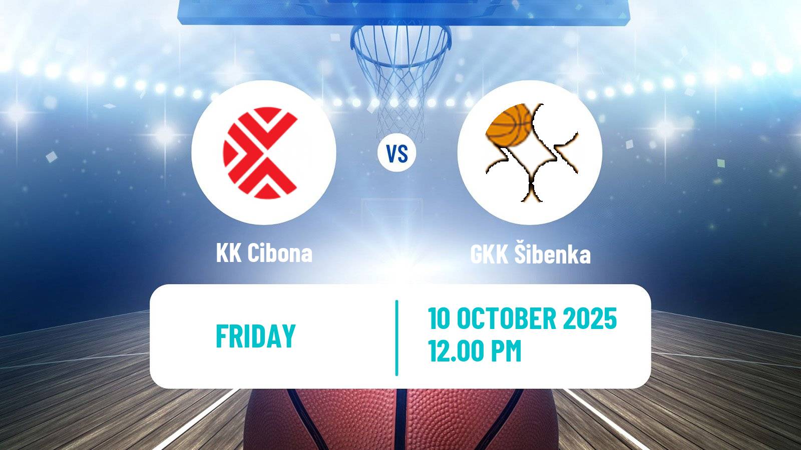 Basketball Croatian Premijer Liga Basketball Cibona - GKK Šibenka