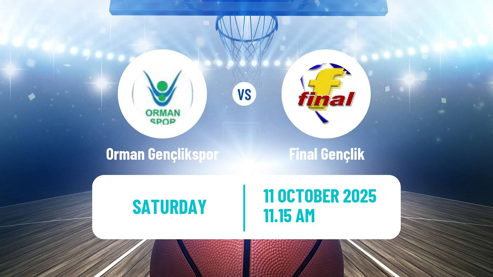 Basketball Turkish TBL Orman Gençlikspor - Final Gençlik