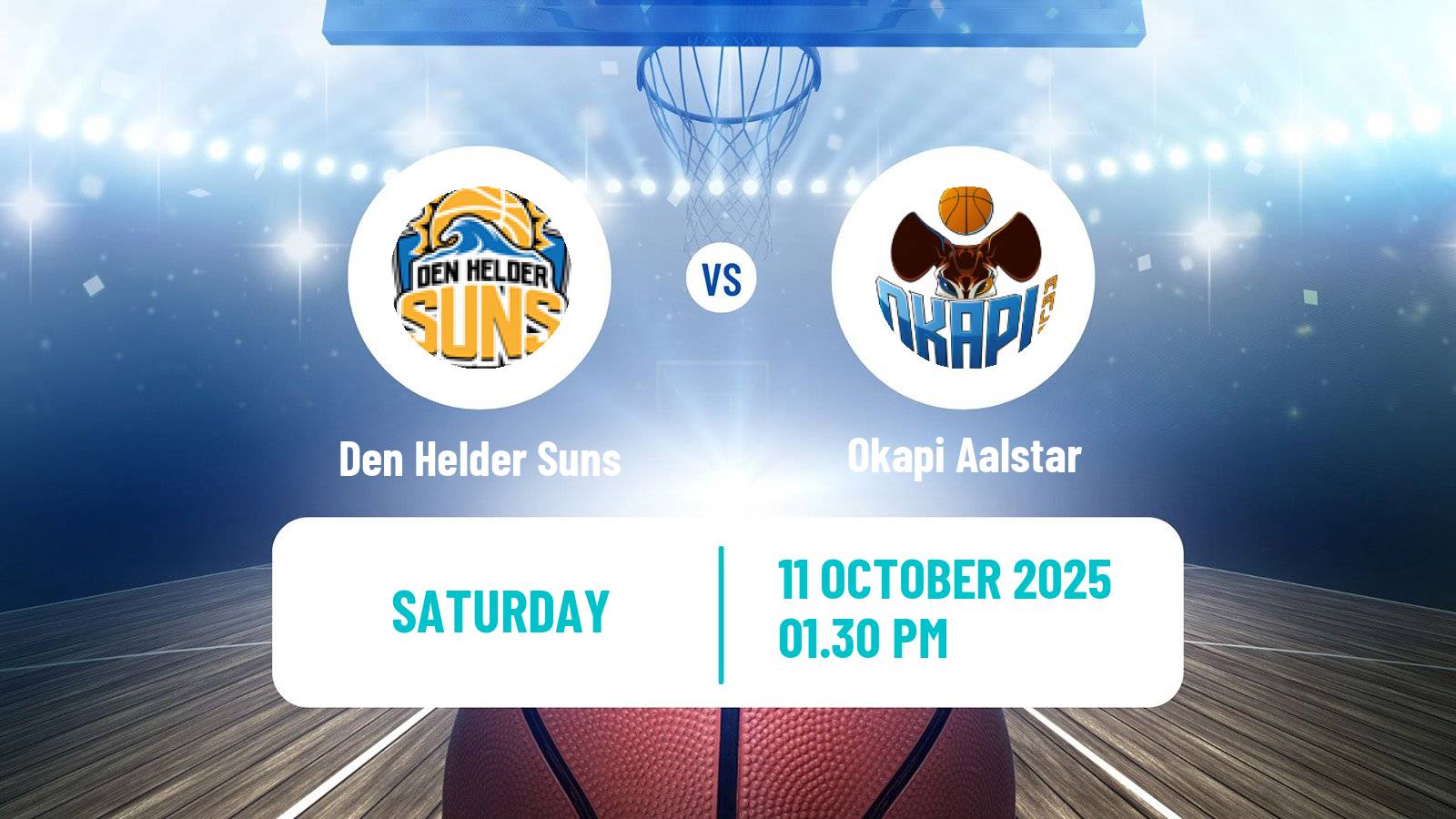 Basketball BNXT League Den Helder Suns - Okapi Aalstar