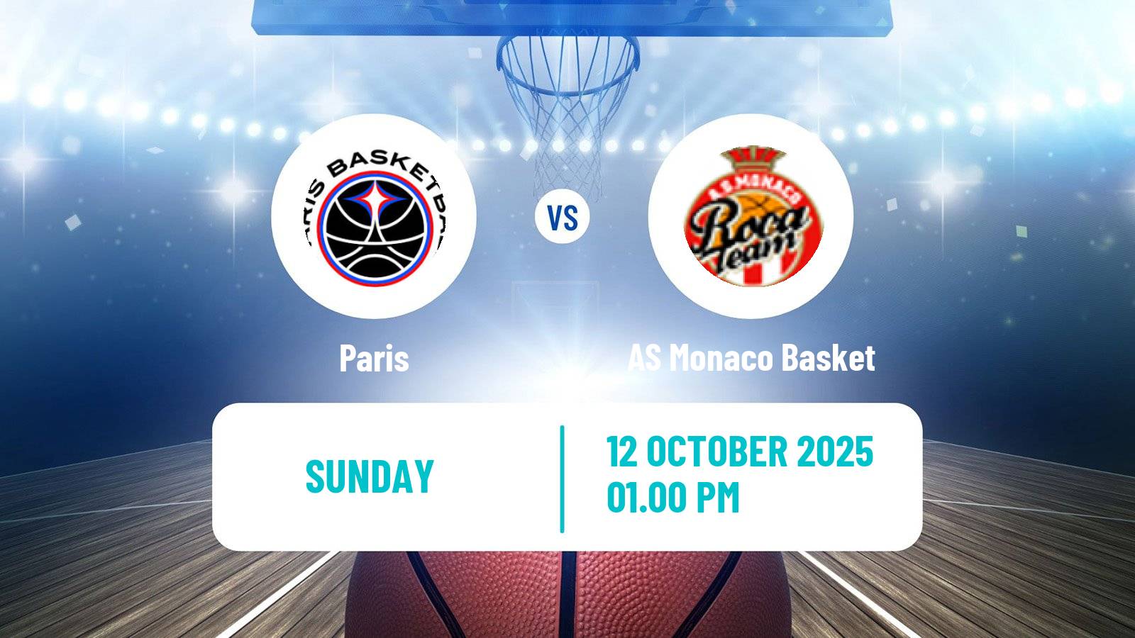 Basketball French LNB Paris - AS Monaco Basket
