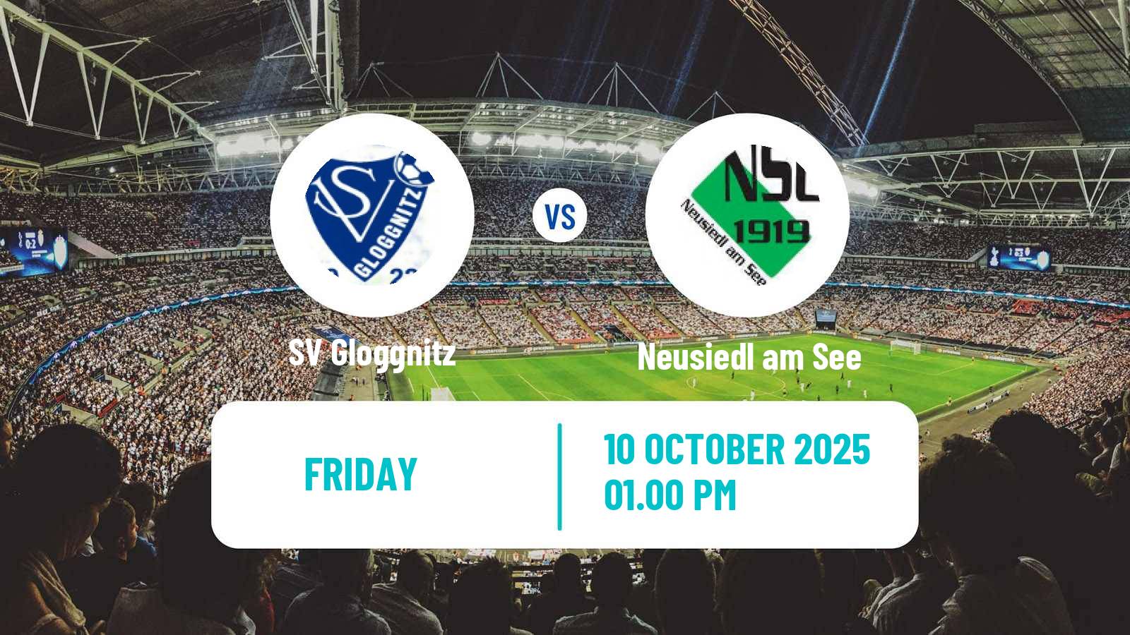 Football Austrian Regionalliga East Gloggnitz - Neusiedl am See