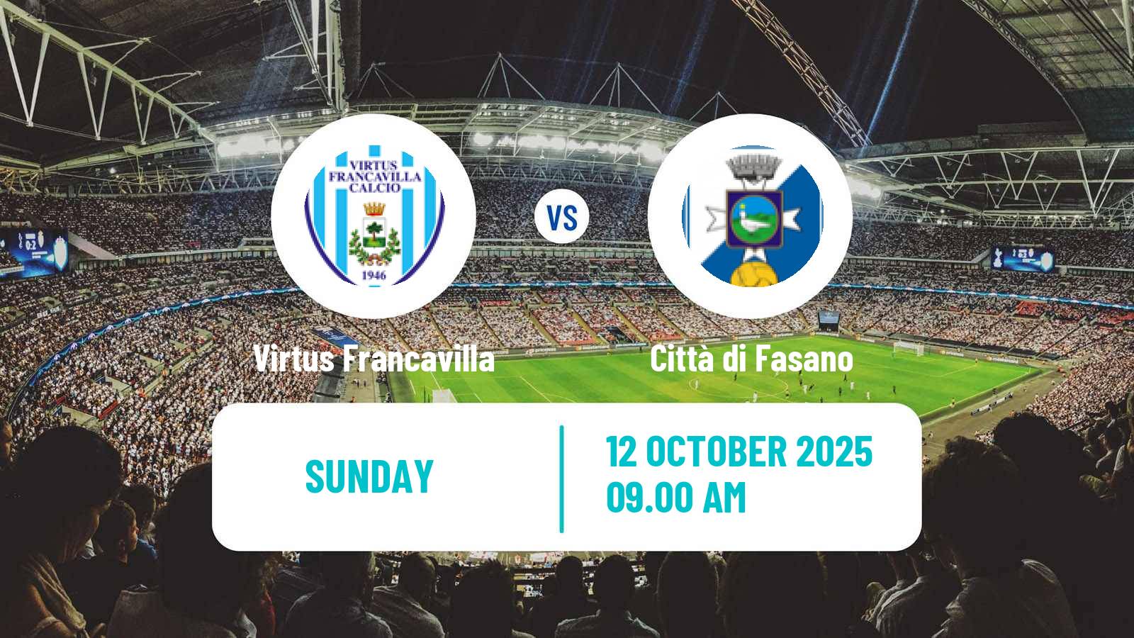 Football Italian Serie D - Group H Virtus Francavilla - Città di Fasano
