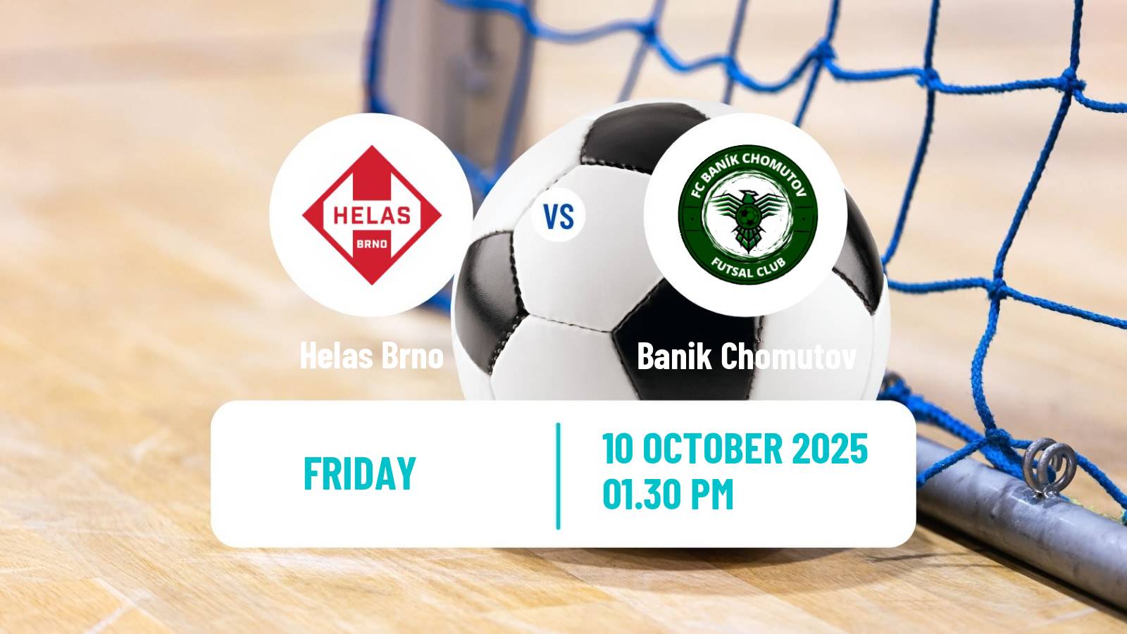 Futsal Czech 1 Futsal Liga Helas Brno - Banik Chomutov