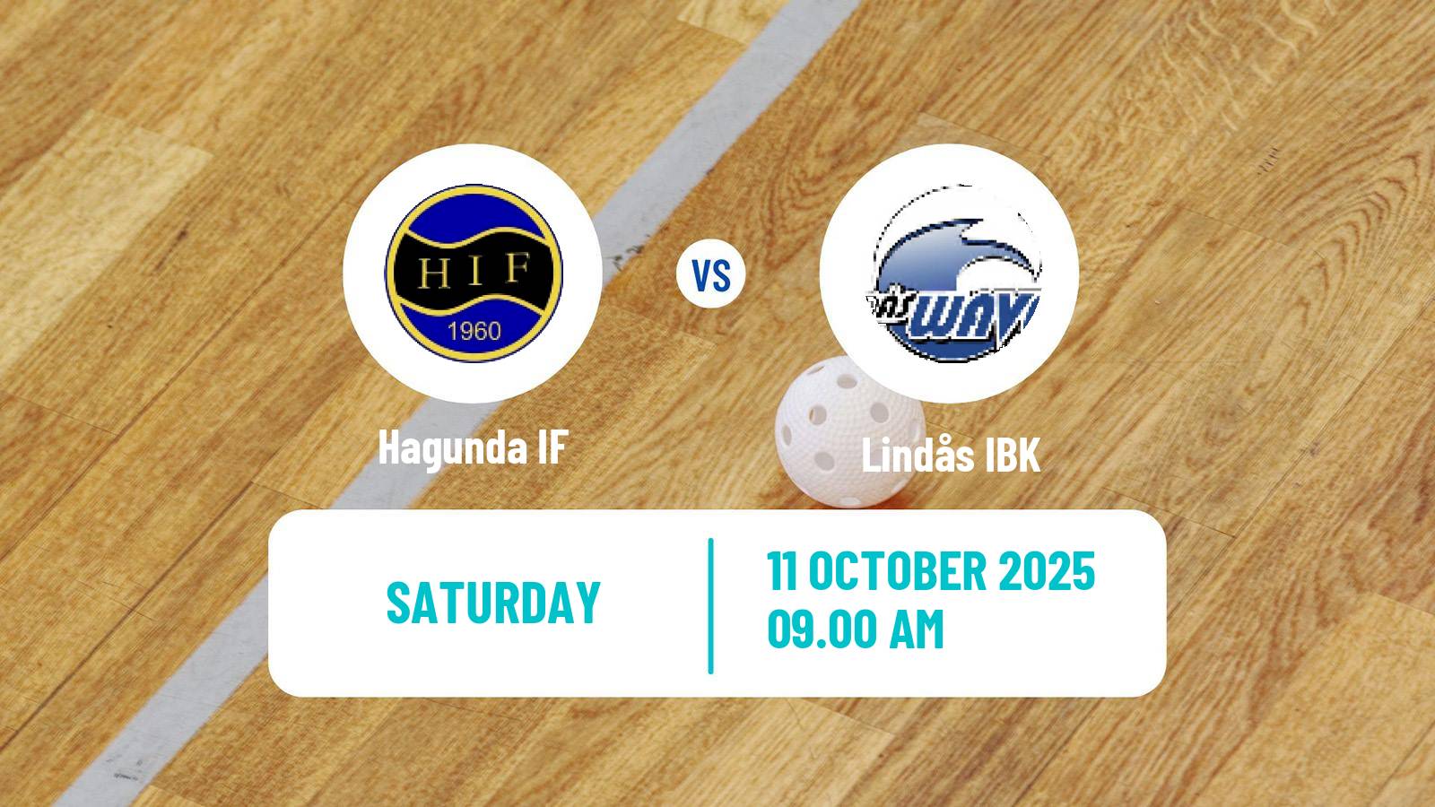 Floorball Swedish Allsvenskan Floorball Hagunda - Lindås IBK