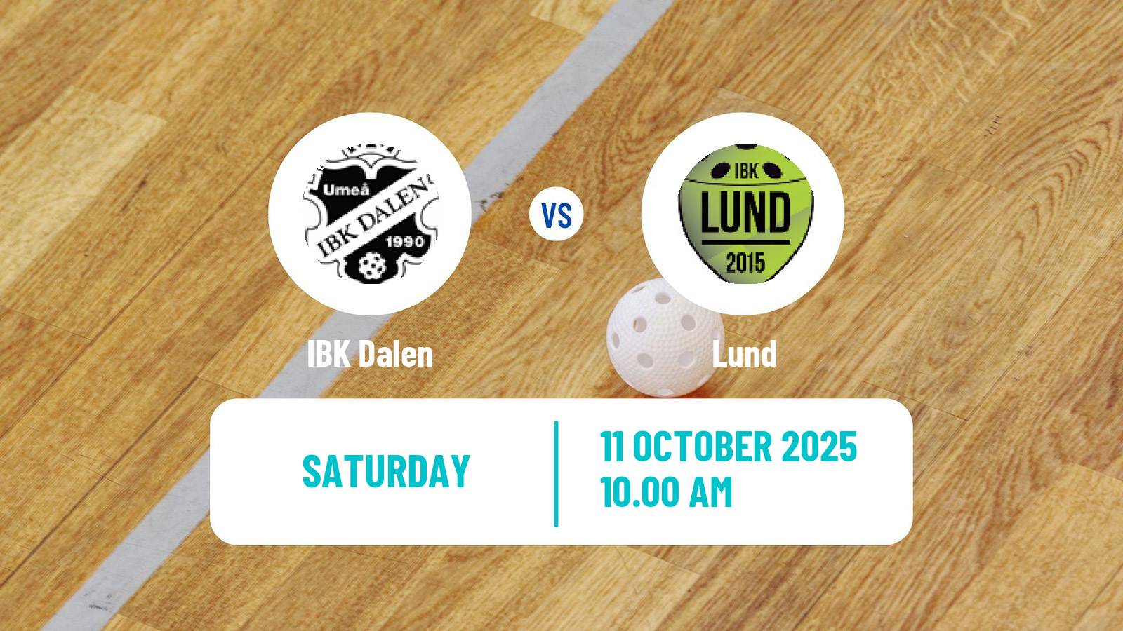 Floorball Swedish Allsvenskan Floorball Dalen - Lund