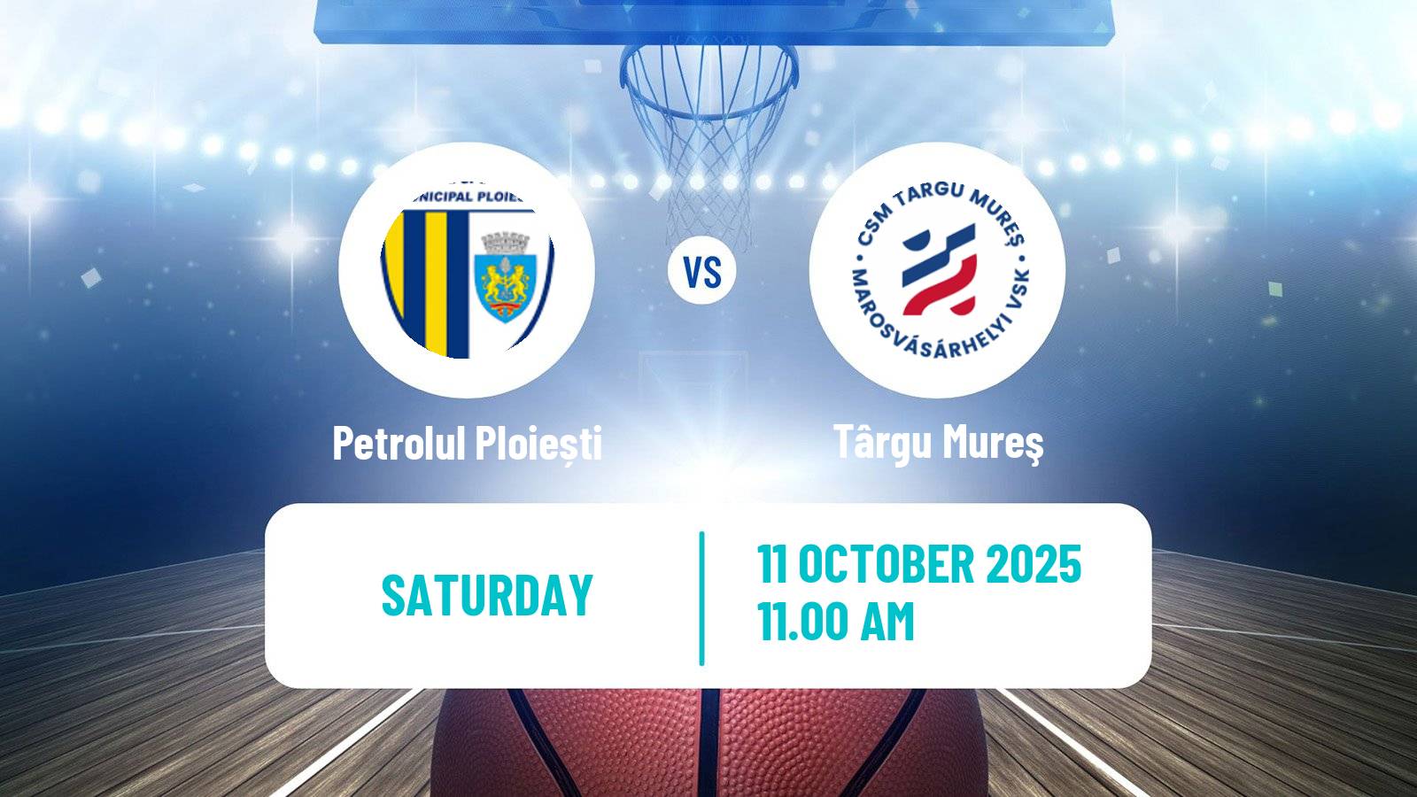 Basketball Romanian Divizia A Basketball Petrolul Ploiești - Târgu Mureş