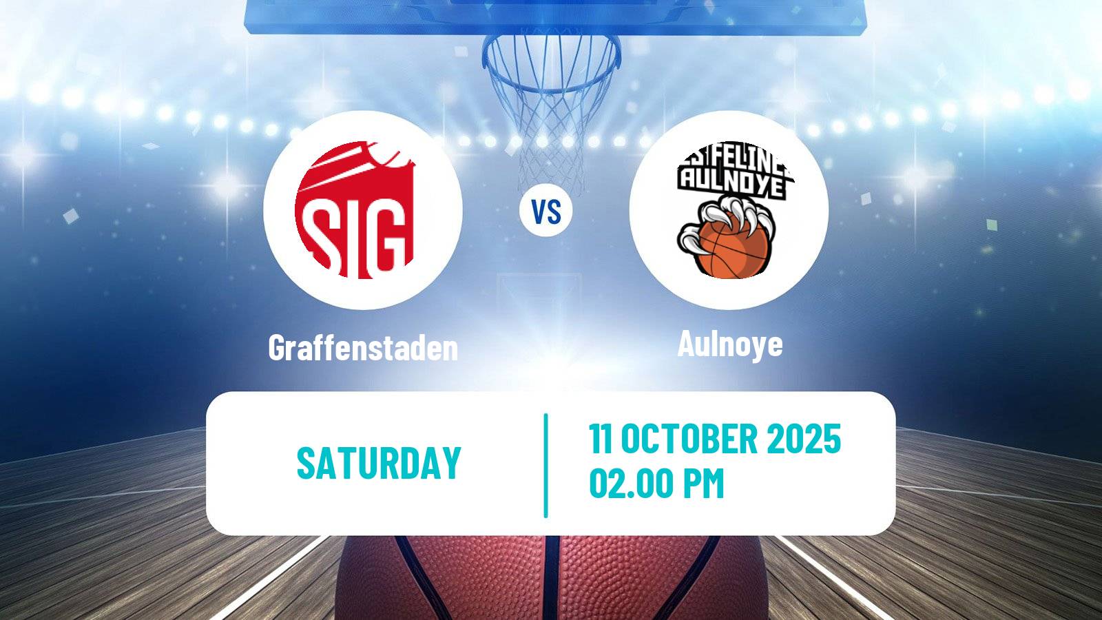 Basketball French Ligue 2 Basketball Women Graffenstaden - Aulnoye