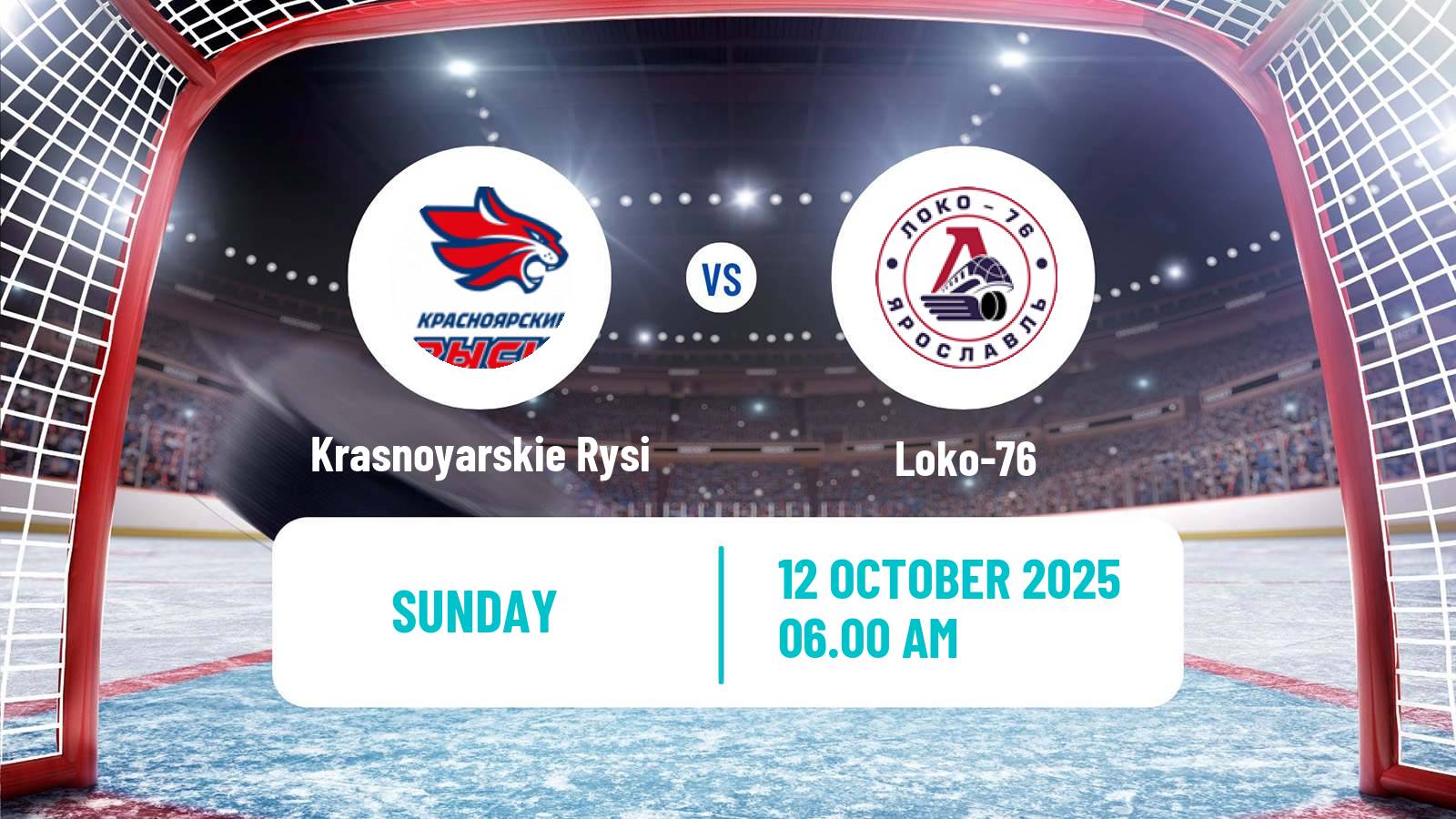 Hockey MHL Krasnoyarskie Rysi - Loko-76