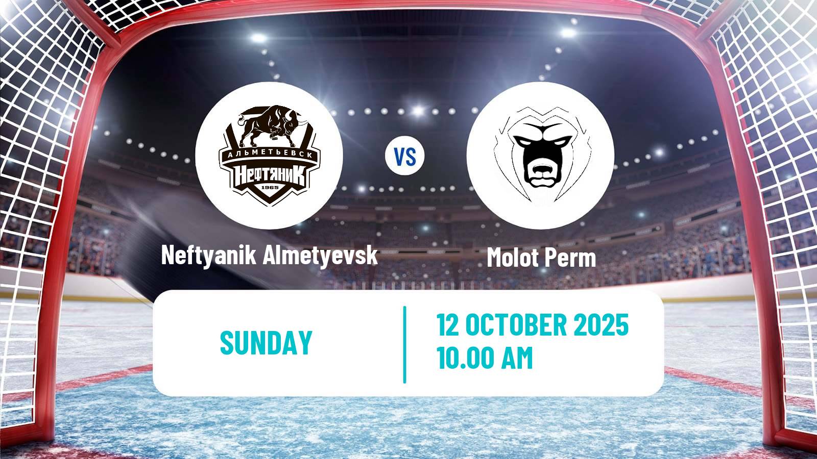 Hockey VHL Neftyanik Almetyevsk - Molot Perm