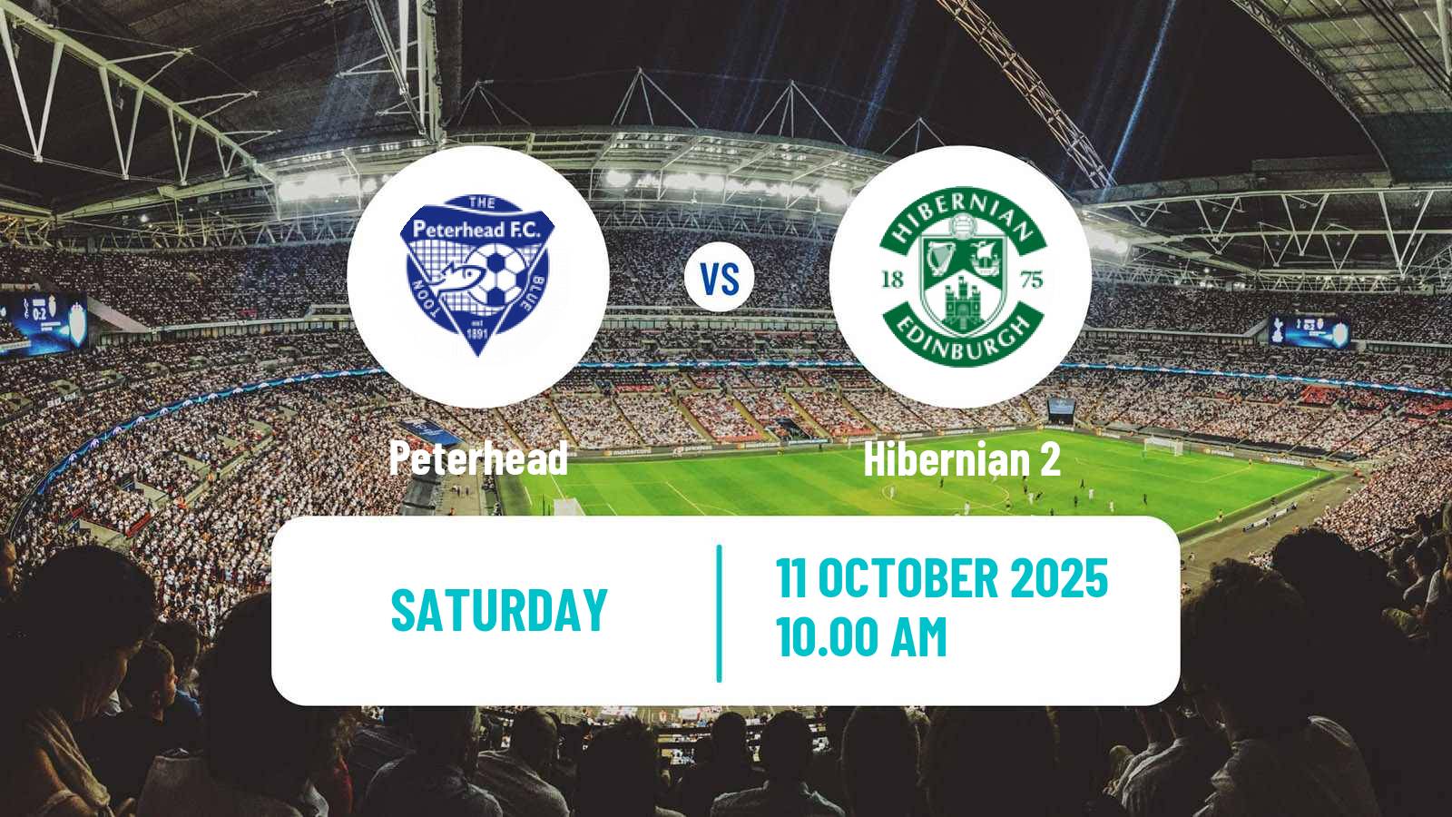 Football Scottish Challenge Cup Peterhead - Hibernian 2