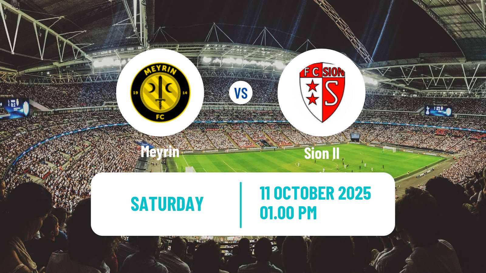 Football Swiss 1 Liga Classic Group 1 Meyrin - Sion II