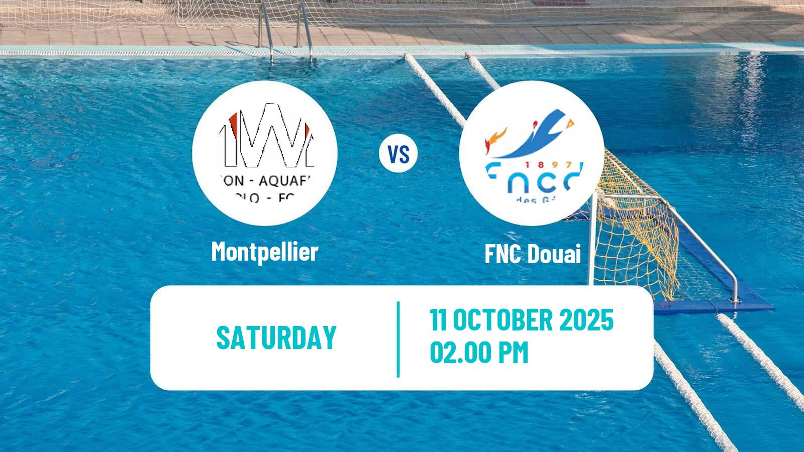 Water polo French Elite Championnat Water Polo Montpellier - Douai