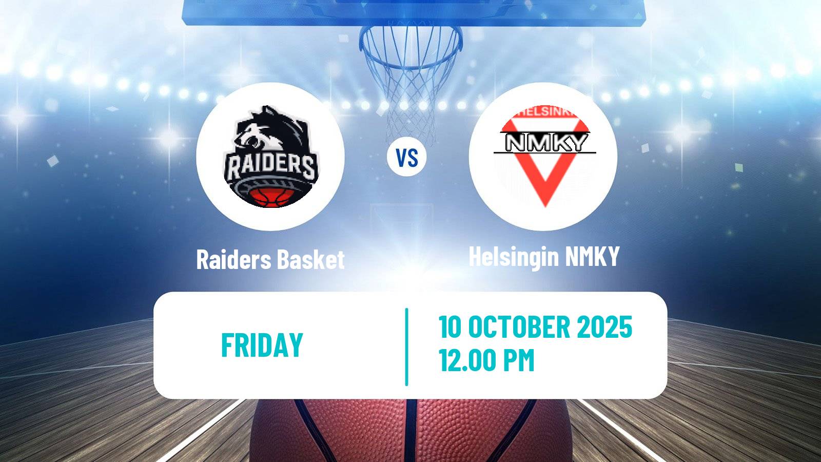 Basketball Finnish I Divisioona A Basketball Raiders Basket - Helsingin NMKY