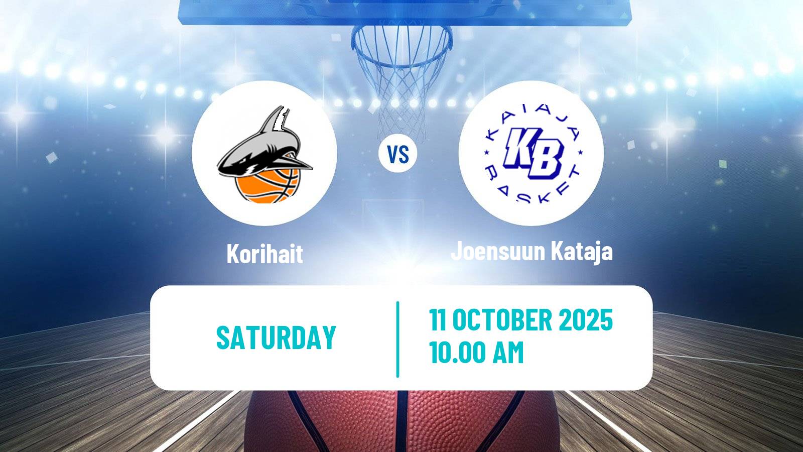 Basketball Finnish Korisliiga Korihait - Joensuun Kataja