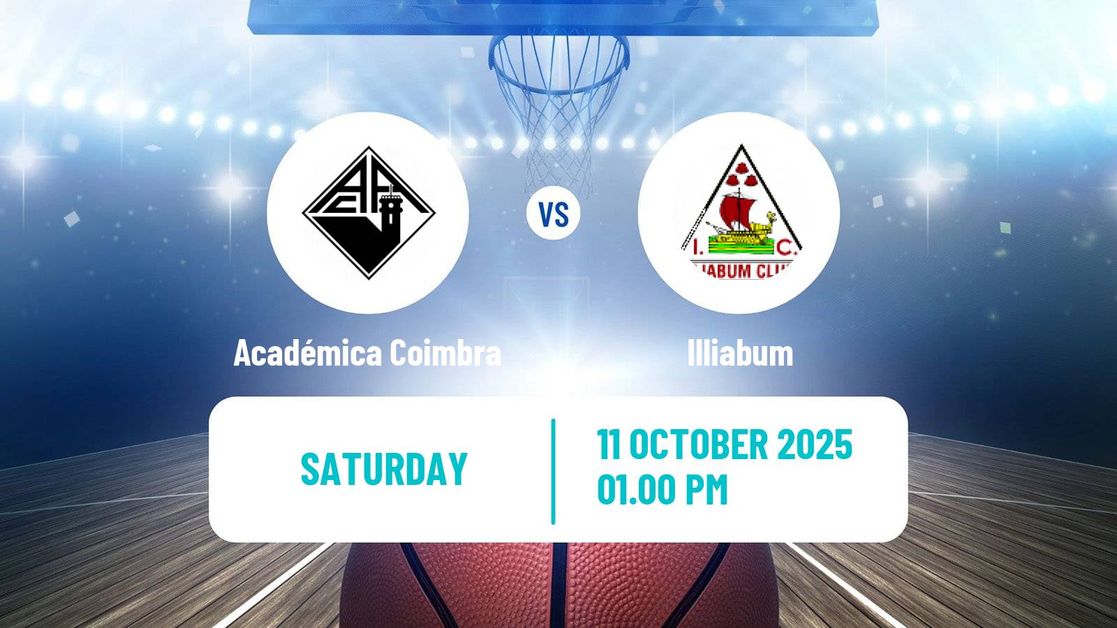 Basketball Portuguese Proliga Basketball Académica Coimbra - Illiabum