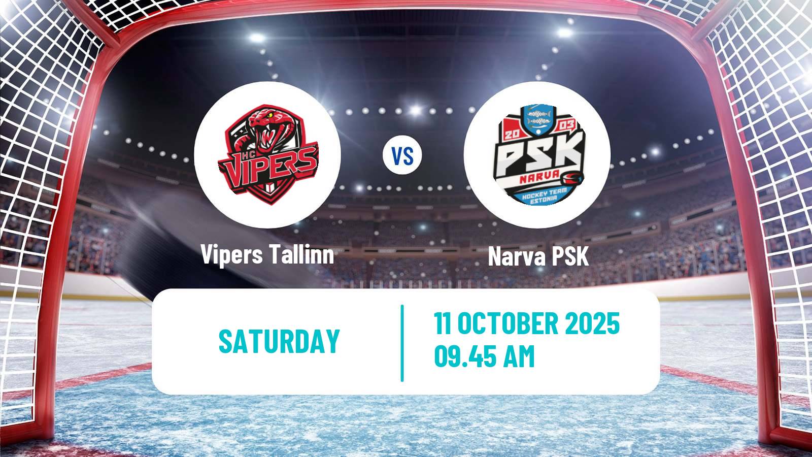 Hockey Estonian Hokiliiga Vipers Tallinn - Narva PSK