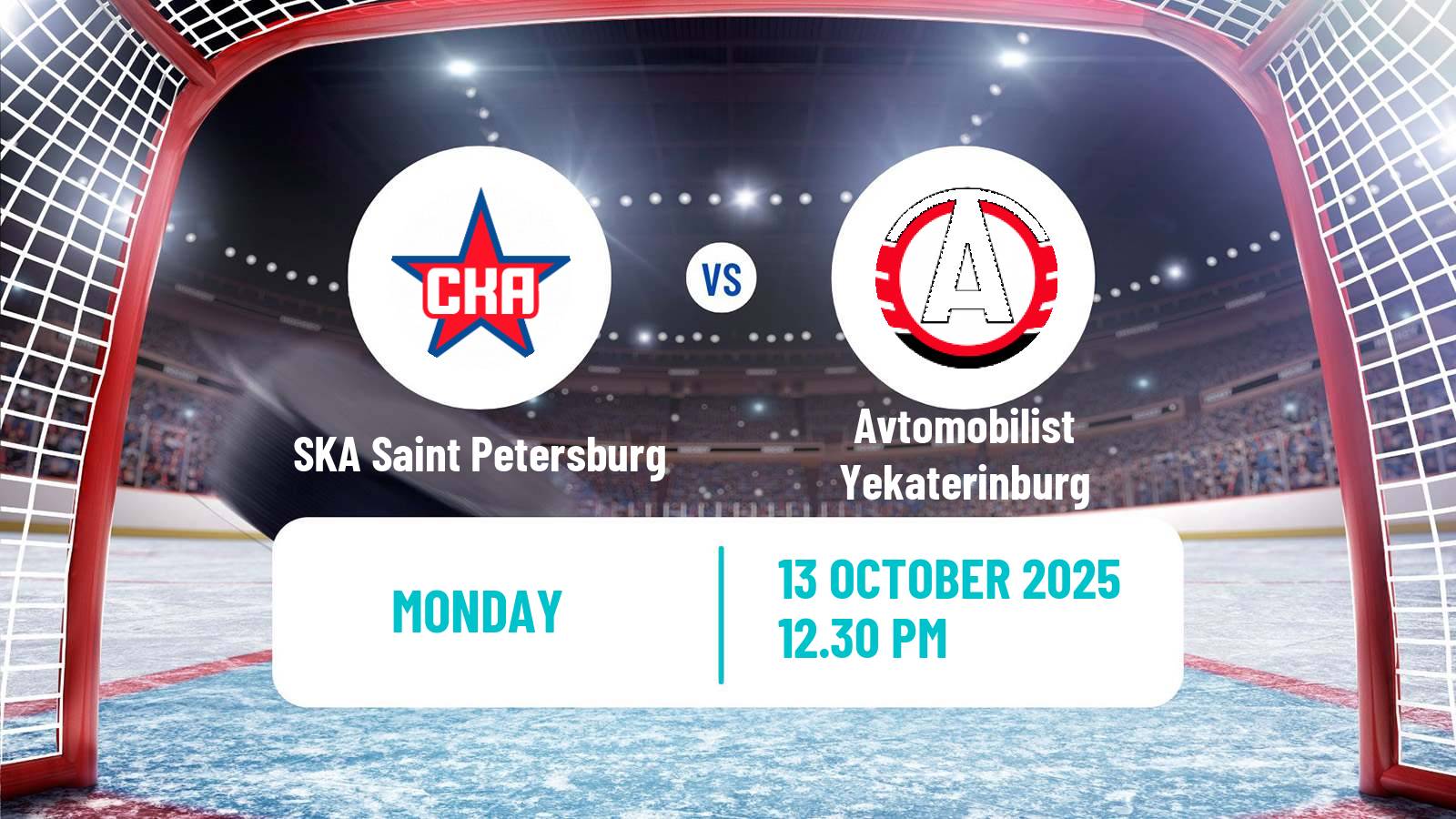 Hockey KHL SKA Saint Petersburg - Avtomobilist Yekaterinburg