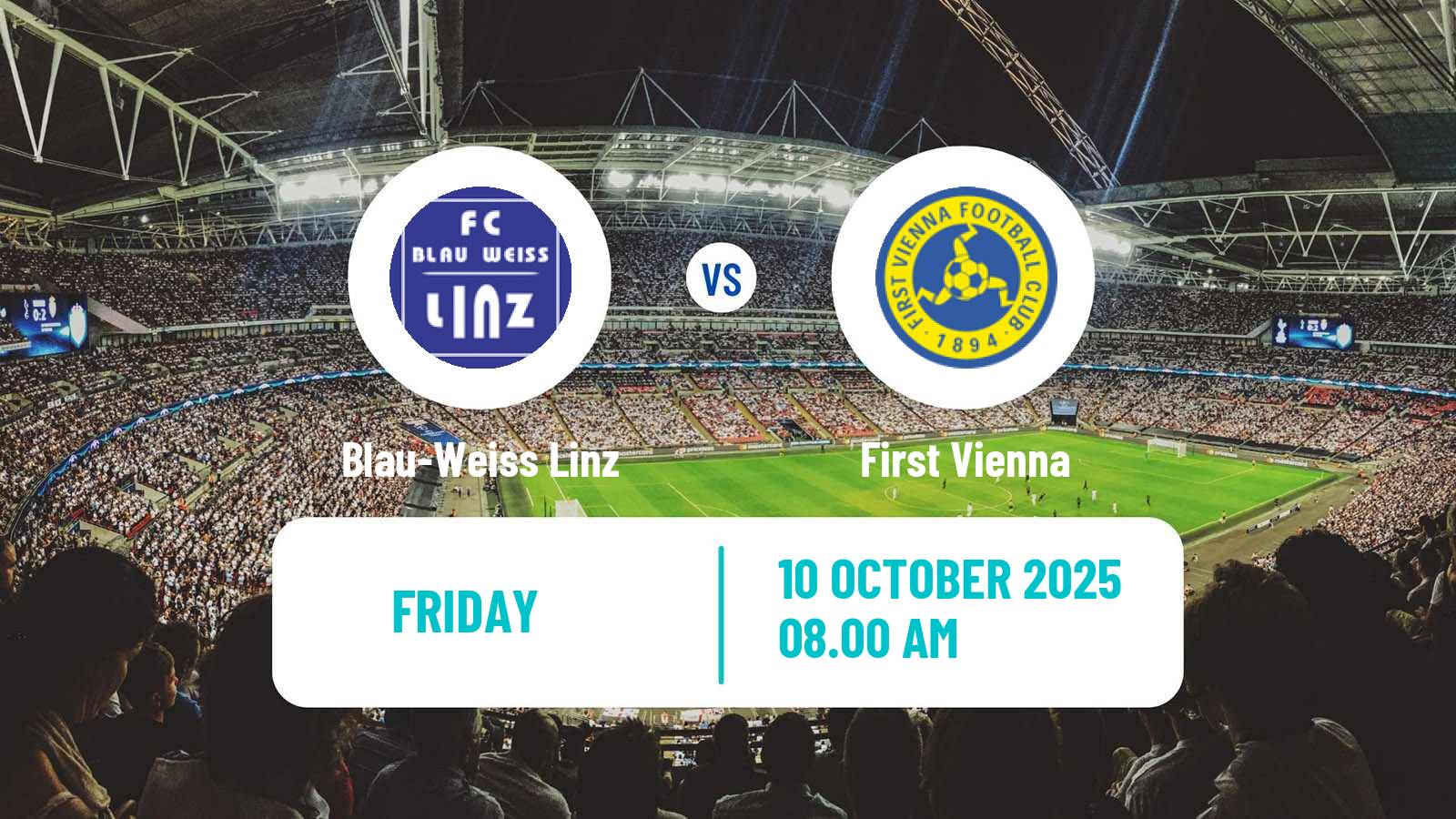 Football Club Friendly Blau-Weiss Linz - First Vienna