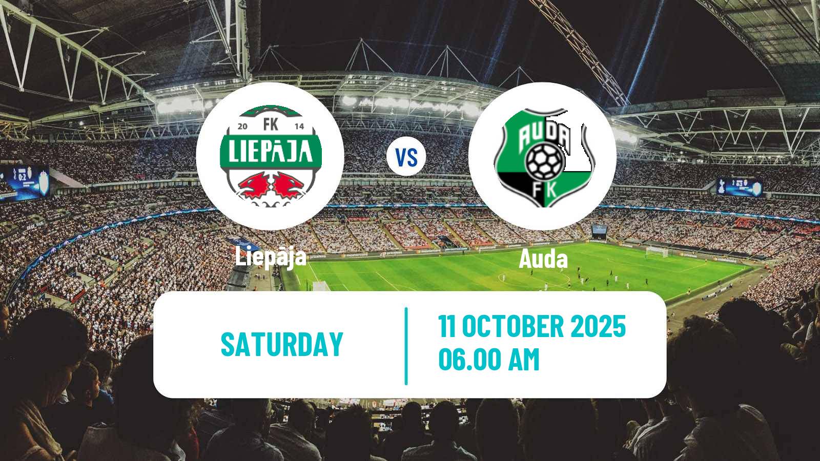 Football Latvian 1 Liga Women Liepāja - Auda