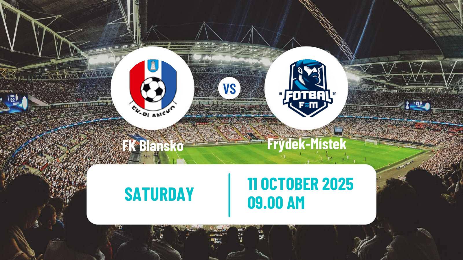Football Czech MSFL Blansko - Frýdek-Místek
