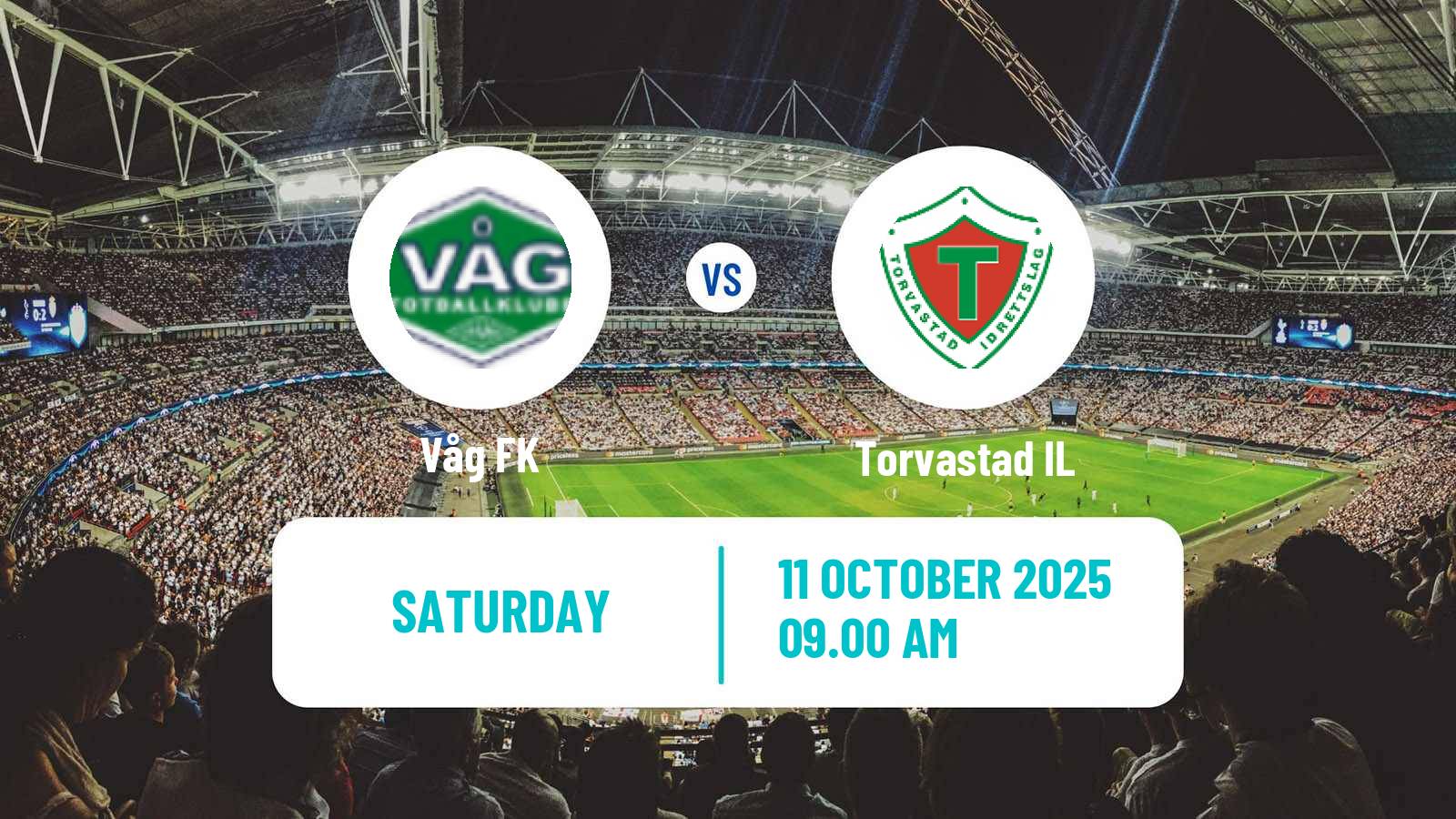 Football Norwegian Division 3 - Group 5 Våg - Torvastad
