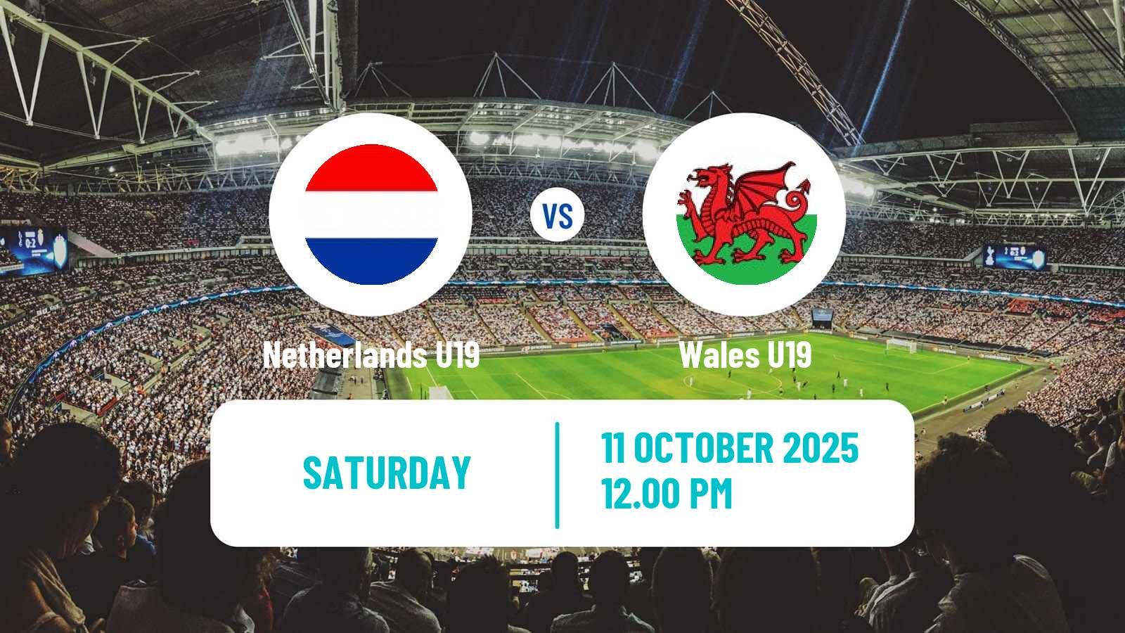 Football Friendly Netherlands U19 - Wales U19