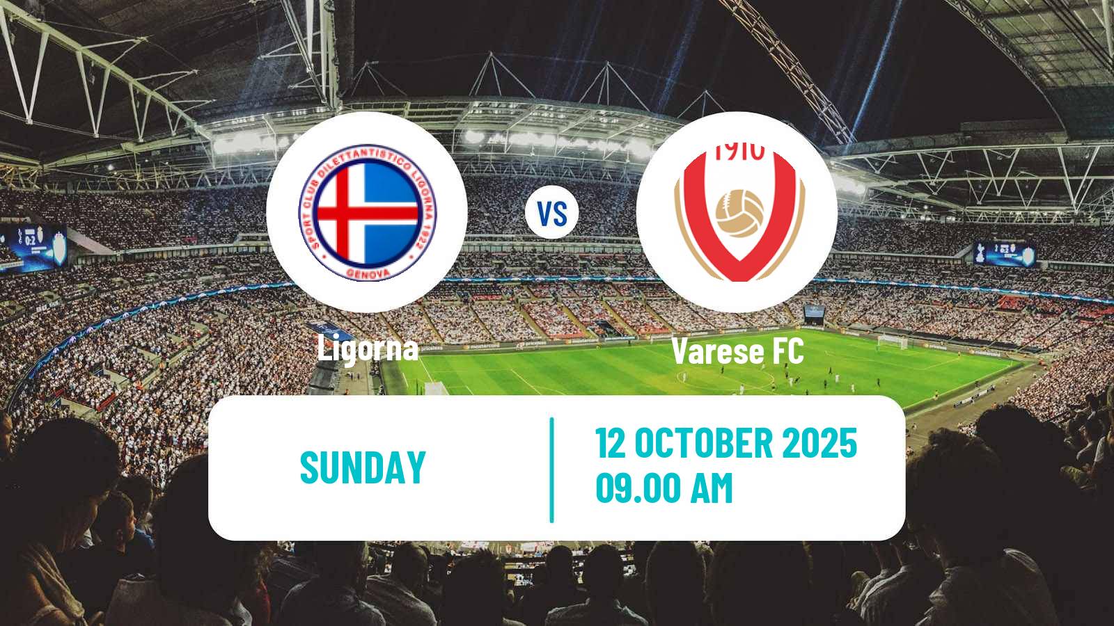 Football Italian Serie D - Group A Ligorna - Varese