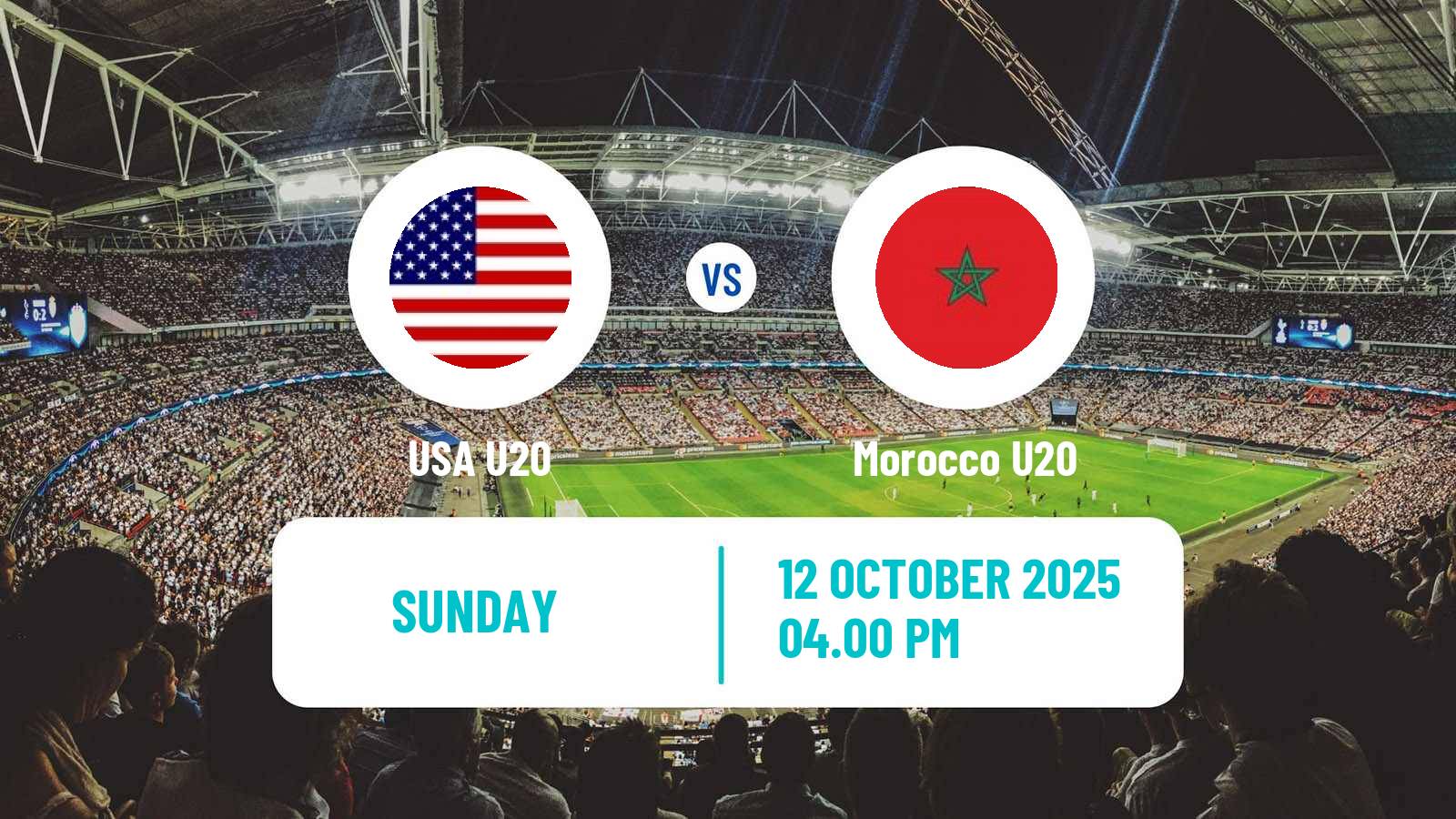 Football FIFA World Cup U20 USA U20 - Morocco U20