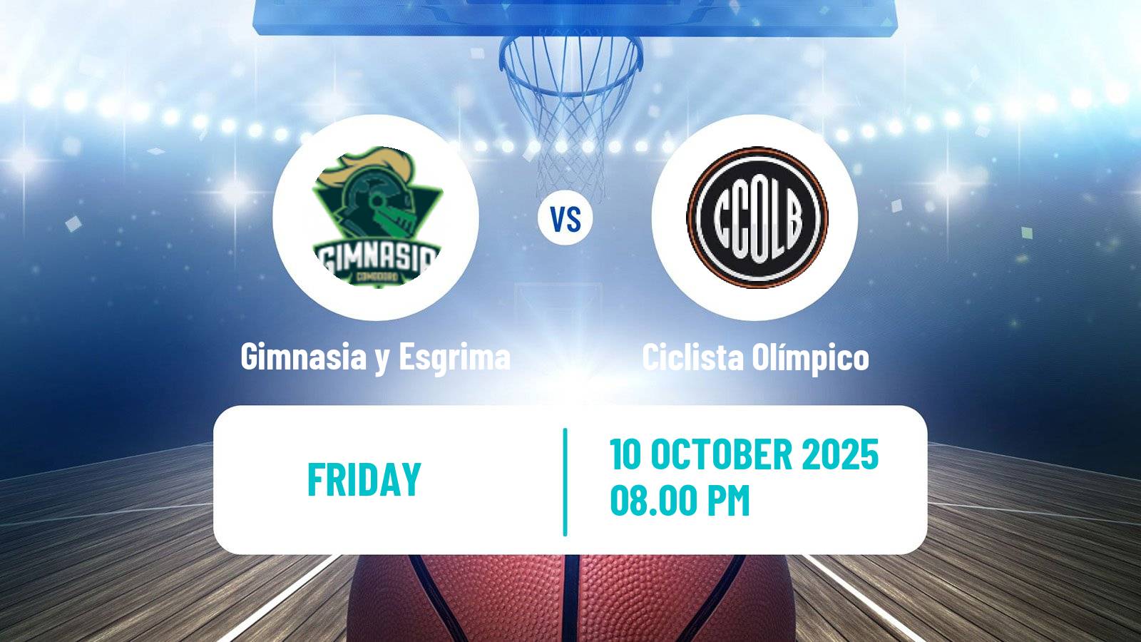 Basketball Argentinian LNB Gimnasia y Esgrima - Ciclista Olímpico