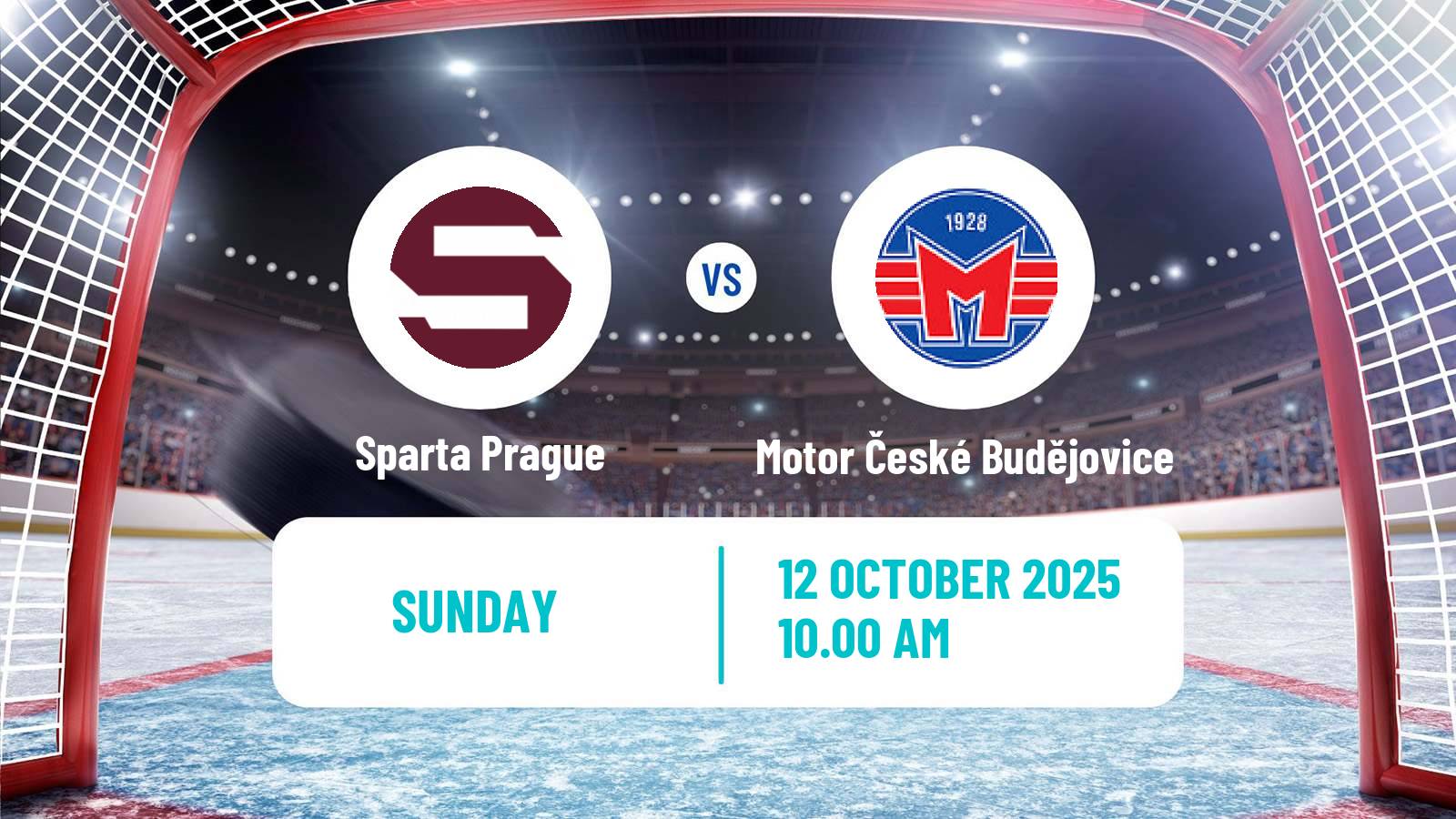 Hockey Czech Extraliga Sparta Prague - Motor České Budějovice