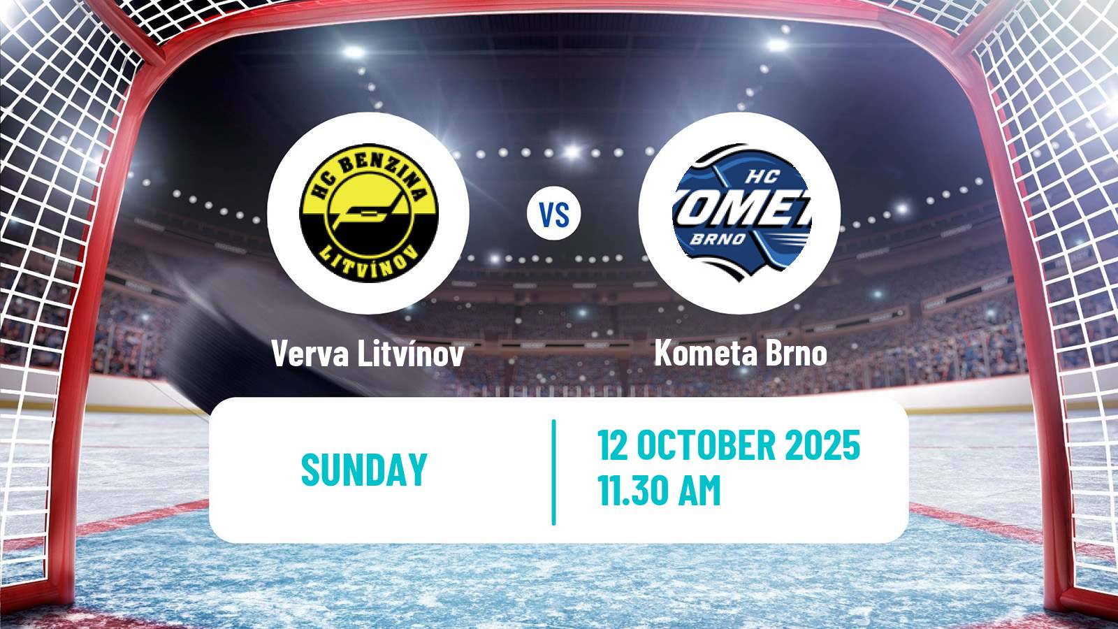 Hockey Czech Extraliga Verva Litvínov - Kometa Brno