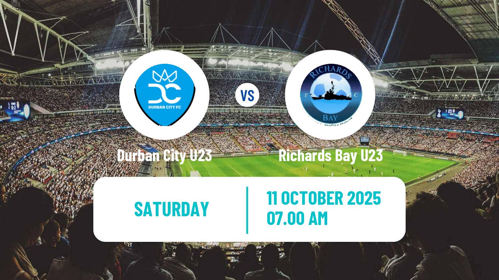 Football South African Diski Challenge Durban City U23 - Richards Bay U23